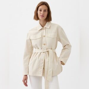 Zara NWT belted shirt Jacket, Size L